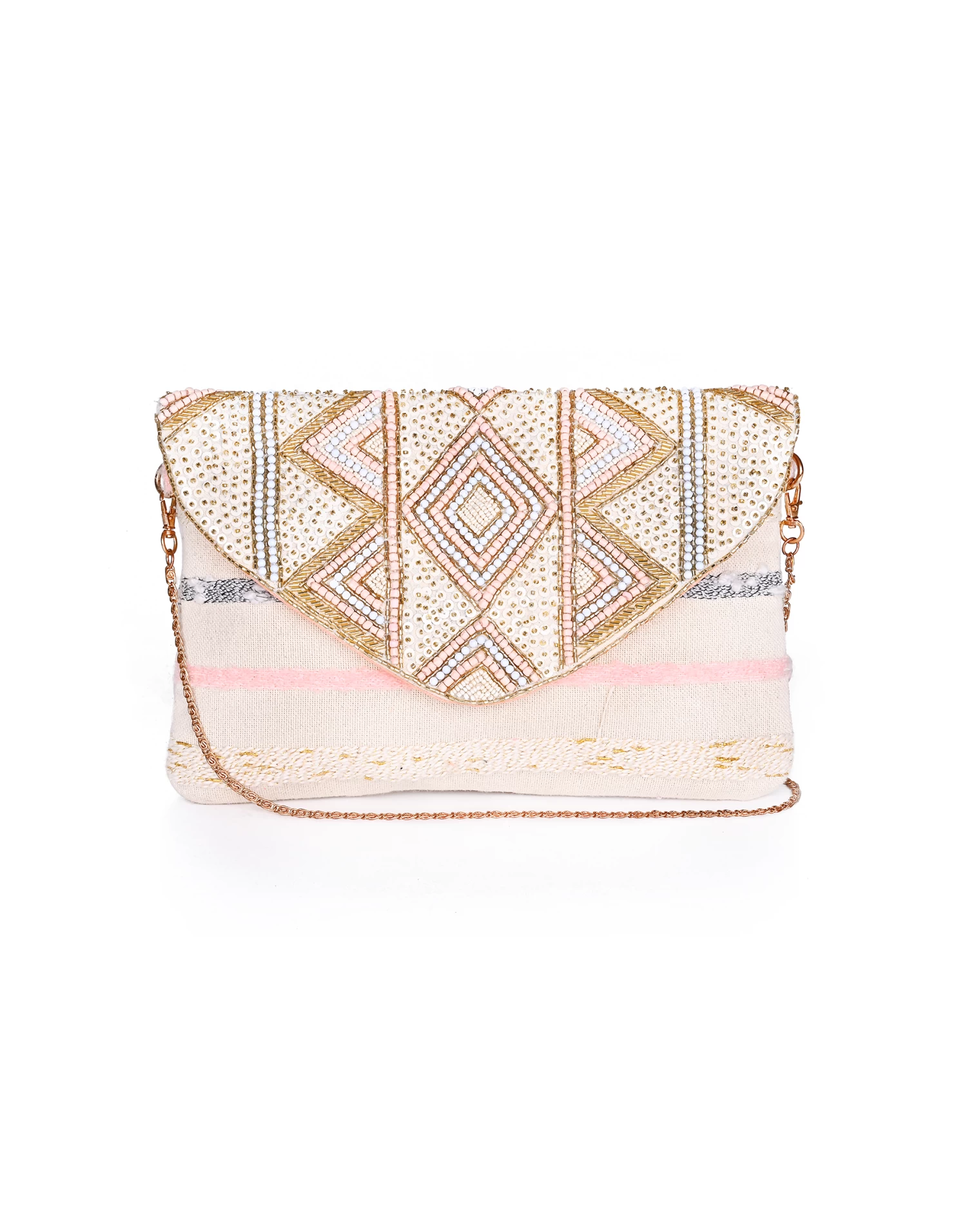 Envelope Clutch By America & Beyond - Rose Gold 3 Envelope Clutch By America & Beyond - Rose Gold