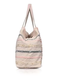 Rose Gold Tote By America & Beyond - Rose Gold -Chic Mode Shop AB21 182 3
