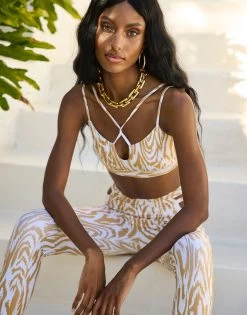 Adonia Sports Bra - Wood -Chic Mode Shop ADONIA SPORTS BRA ELIA LEGGING WOOD 9