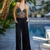Jayda Wide Leg Pant By Summer Haus - Black -Chic Mode Shop AFTERHOURS.BODYSUITBLCK.JAYDAPANTBLCK 1