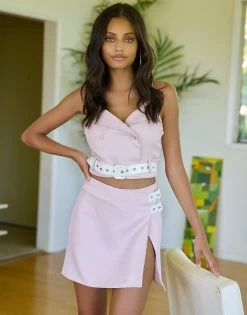 Axel Crop Top - Pink