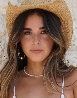 Allie Pearl Hoops By Sahira Jewelry Design - Gold