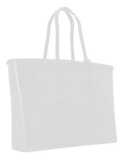 Angelica Large Tote By Carmen Sol - White