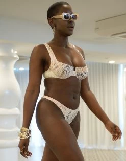 Karter Bralette Top - Snake Multi