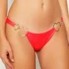 Nadia Love Skimpy Bottom - Red -Chic Mode Shop B12109B1 REDD RECOLOR
