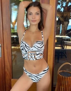 Aria Skimpy Bottom - Zebra