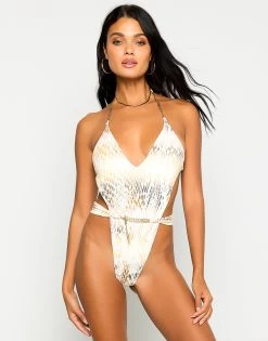 Brooklyn One Piece - Snake Multi -Chic Mode Shop B121481P SNK1 1