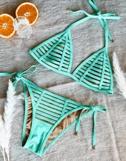 Hard Summer Tie Side Bottom - Mint Jelly 7 Hard Summer Tie Side Bottom - Mint Jelly -Chic Mode Shop B16104T1 B16104B2 MNTJ c4c0c1c3 526b 4127 a460 f37804fbbe24