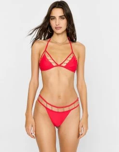 Billie Tango Bottom - Red 22 Billie Tango Bottom - Red -Chic Mode Shop BILLIETRITOP BILLIETANGOBOTTOM REDD 2