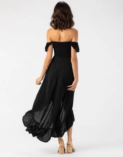 Brooklyn Maxi Dress By Tiare Hawaii - Black -Chic Mode Shop BROOKLYNMAXBlack 4
