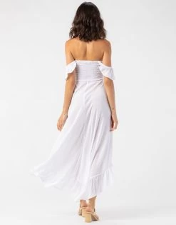 Brooklyn Maxi Dress By Tiare Hawaii - White -Chic Mode Shop BROOKLYNMAXWhite 3