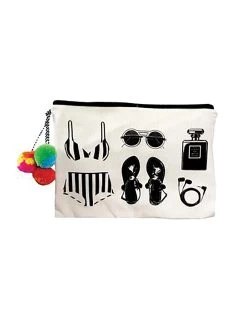 Beach Pouch By Bag-all - White