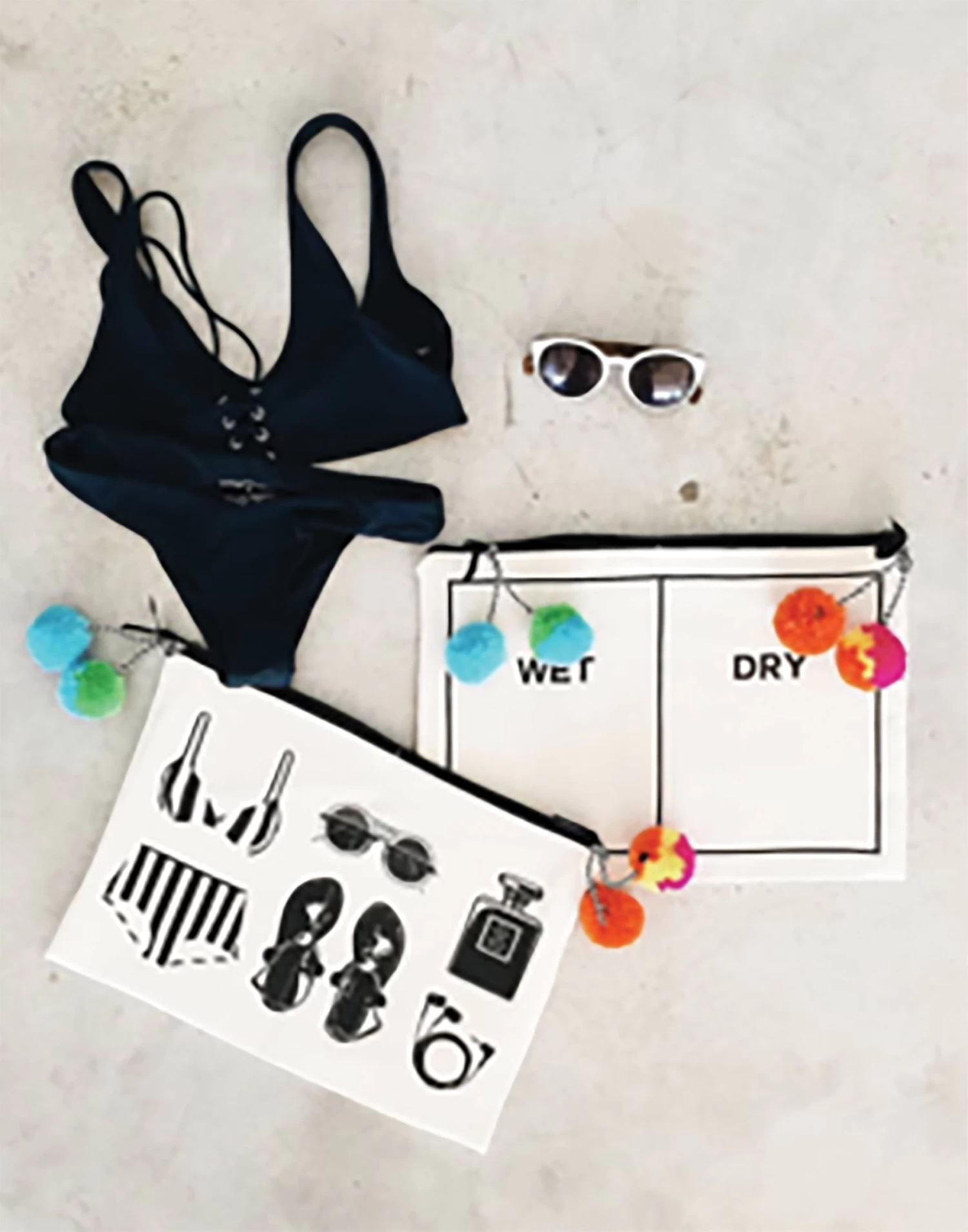 Beach Pouch By Bag-all - White 4 Beach Pouch By Bag-all - White - Image 2