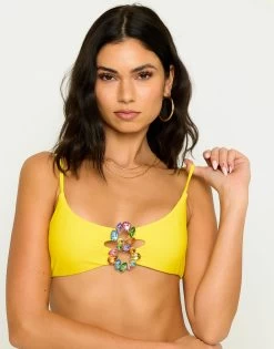 Charlie Bralette Top - Amarillis Yellow 19 Charlie Bralette Top - Amarillis Yellow -Chic Mode Shop CHARLIEBRALETTE AMYL 1
