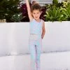 Katie Legging By California Kisses - Child - Cherry Blossom Aqua Leopard -Chic Mode Shop CHILD KATIE CROP TOP KATIE LEGGING CBAQ 1 19e1a9fc b864 464e b748 5795895ecf64