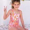 Katie Crop Top By California Kisses - Child - Pink/Orange Multi -Chic Mode Shop CHILD KATIE CROP TOP KATIE SHORT PKMU 1