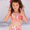 Katie Sports Bra By California Kisses - Child - Pink/Orange Multi -Chic Mode Shop CHILD KATIE SPORTS BRA KATIE LEGGING PKMU 2