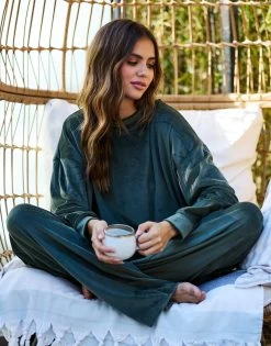 Chill Out Set By Summer Haus - Green -Chic Mode Shop CHILLOUTGREN 8