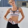Mason Crop Top By California Kisses - Rebel Stripes -Chic Mode Shop CK MASON CROP TOP REBEL STRIPES 1