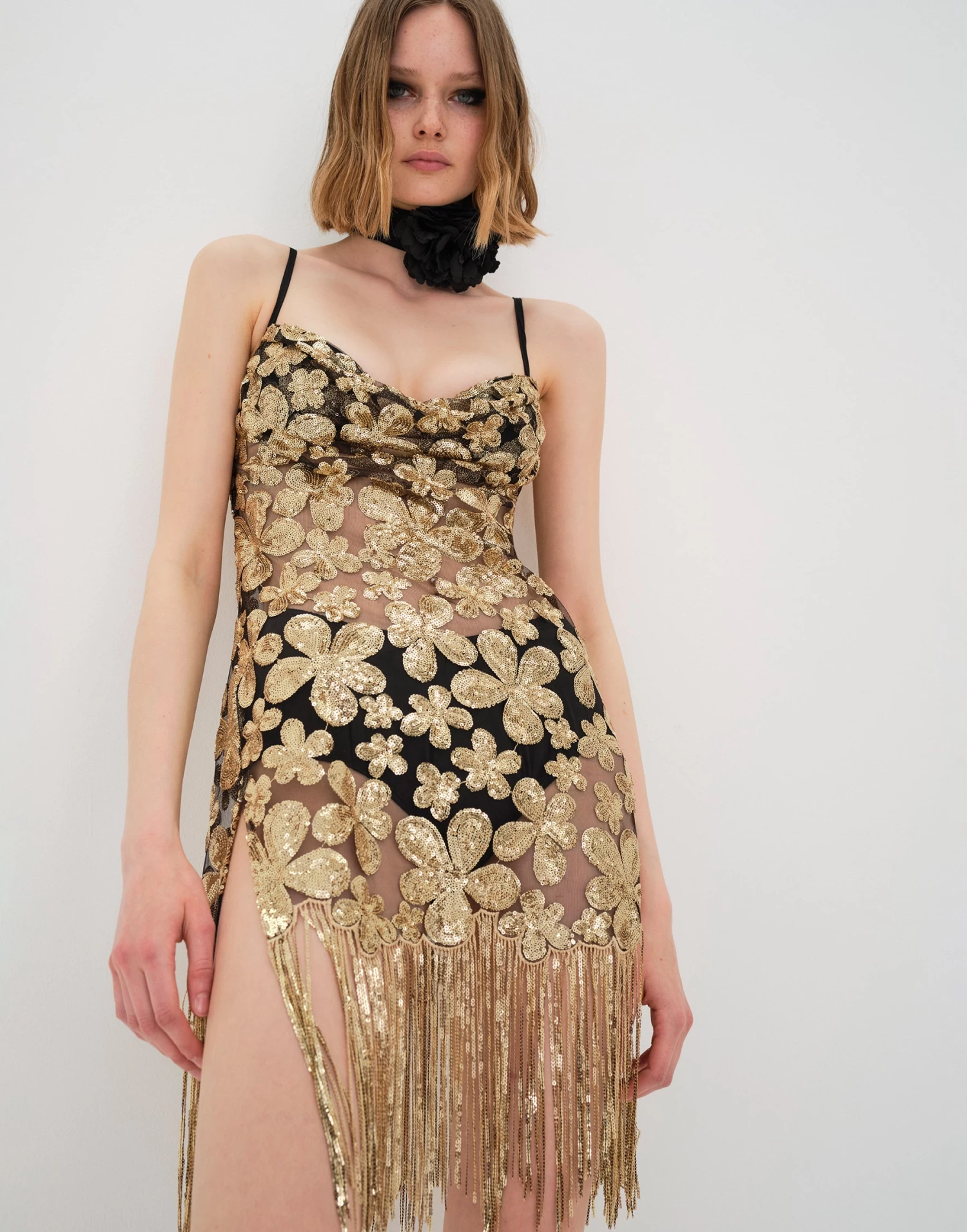 Colette Mini Dress By For Love & Lemons - Gold 4 Colette Mini Dress By For Love & Lemons - Gold - Image 2