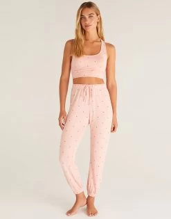 Classic Heart Jogger By Z Supply - Pink Candy 12 Classic Heart Jogger By Z Supply - Pink Candy -Chic Mode Shop ClassicHeartJogger4 a8ecc099 4618 444e ac11 811f44caa76b