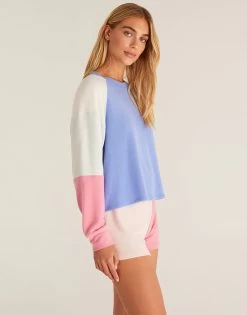 Color Block Short By Z Supply - Shell Pink -Chic Mode Shop ColorBlockShortShellPink4