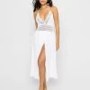 Dana Midi Dress - White -Chic Mode Shop DANADRESS.WHTE .1