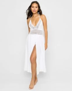 Dana Midi Dress - White