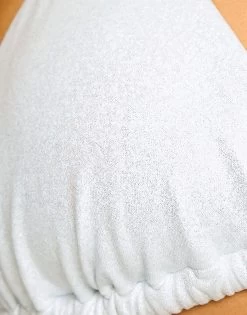 Devan Triangle Top - White Crystal -Chic Mode Shop DEVANTRITOP WHCR 1