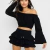 Dove Top - Black -Chic Mode Shop DOVE.TOP .MARLEYSKIRT.BLCK .1