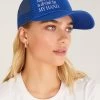 Drink In My Hand Trucker Hat By Z Supply - Blue -Chic Mode Shop DrinkinMyHandTruckerHat