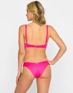 Gloria Skimpy Bottom - Barbie Shiny Wide Rib -Chic Mode Shop ELLEPUSHUPTOP GLORIASKIMPYBOTTOM BARB f5a31065 641b 4eda 8d05 083b628d3642