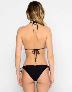 Piper Tie Side Full Bottom - Black Rib -Chic Mode Shop EMMATRITOP PIPERTIESIDEFULL BLCK 2
