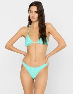 Sydney Tango Bottom - Aqua Shiny Wide Rib -Chic Mode Shop EMMATRITOP SYDNEYTANGO AQUA 1 ee22b761 b632 4e6b 9aaf 75a2e5ffe9a5