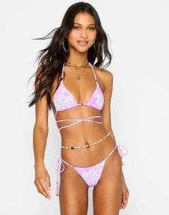 Estelle Triangle Top - Pink Lavender Floral -Chic Mode Shop ESTELLE TRI TOP CONSTANCE BOTTOM PKFL 1 97e2be98 fbdf 4c8c be73 2cf02f3db695