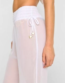 Evelyn Pant - White -Chic Mode Shop EVELYNPANT WHTE