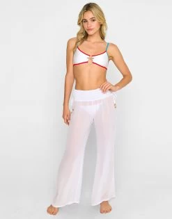 Evelyn Pant - White -Chic Mode Shop EVELYNPANT WHTE 2