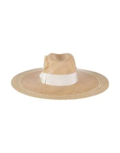 Elenor Hat By Florabella - Natural/ White