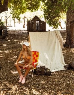 Rio Bandeau Top - Orange Ditsy Floral -Chic Mode Shop FRIDA RIO