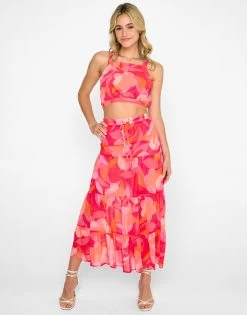 Flora Set By Summer Haus - Fuschia