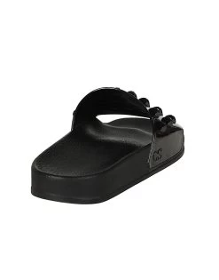 Franco Slides By Carmen Sol - Black -Chic Mode Shop FrancoSlidesBlack4