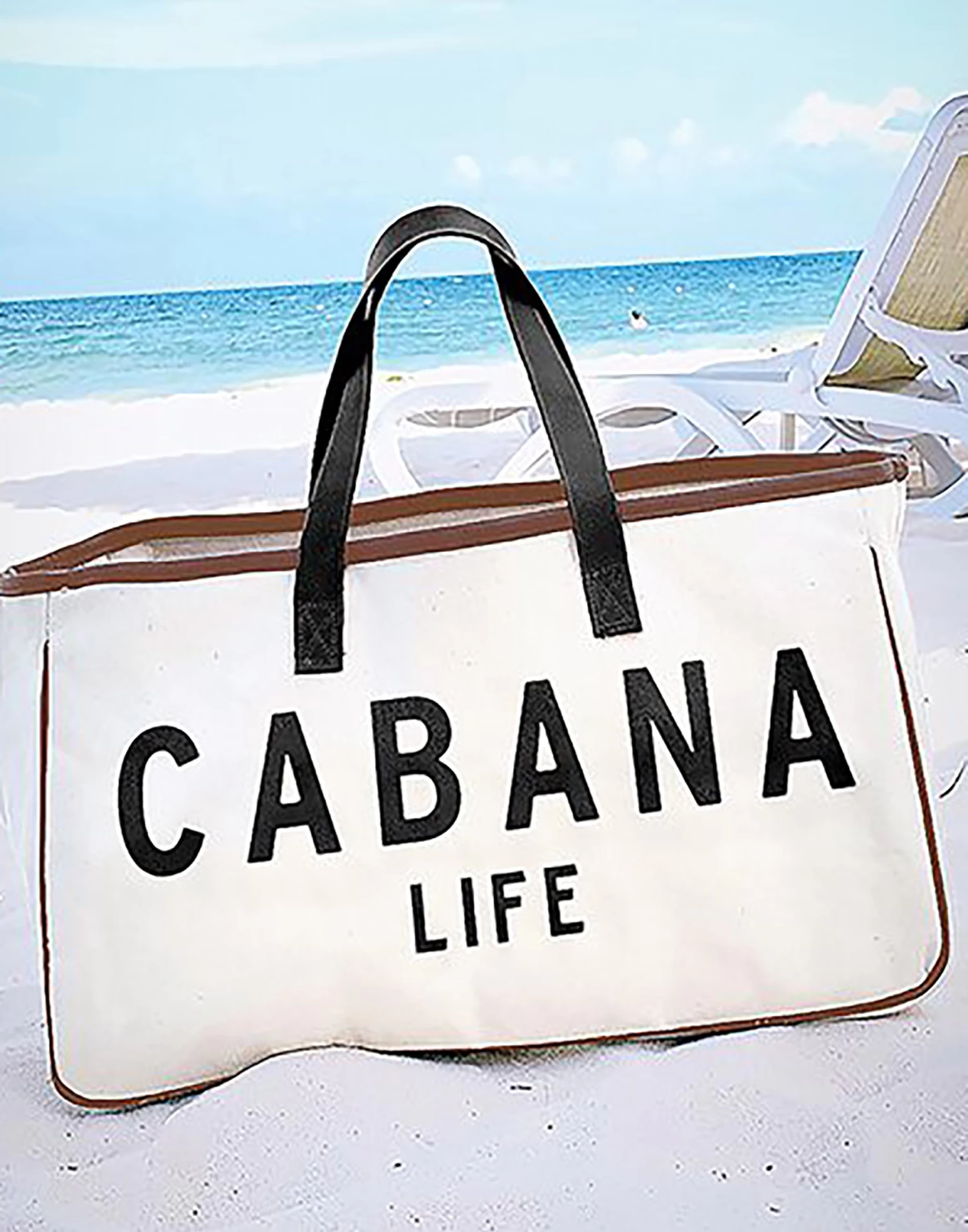 Cabana Life Tote - Canvas 4 Cabana Life Tote - Canvas - Image 2