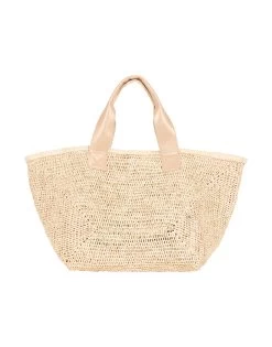 Gallipoli Tote By Florabella - Natural/Gold
