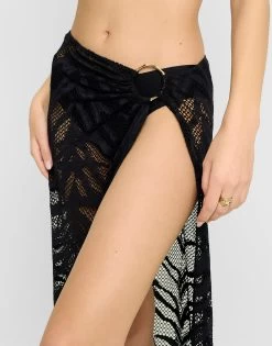 Tika Maxi Skirt - Black -Chic Mode Shop GEORGIAHALTERTOP KATEFULLBOTTOM TIKAMAXISKIRT BLCK 4