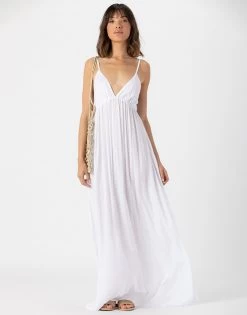 Gracie Maxi Dress By Tiare Hawaii - White