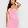 Here To Stay Mini Dress By Summer Haus - Hot Pink -Chic Mode Shop HERETOSTAY.PINK .2