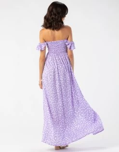 Hollie Maxi Dress By Tiare Hawaii - Lavender -Chic Mode Shop HOLLIEMAXPebblesLavender 4