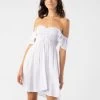 Hollie Mini Dress By Tiare Hawaii - White -Chic Mode Shop HOLLIEMINWhite 4