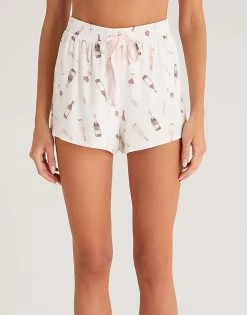 Hang Time Wine Short By Z Supply - Bone