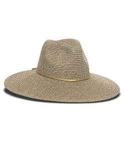 Harper Fedora By Nikki Beach - Gold